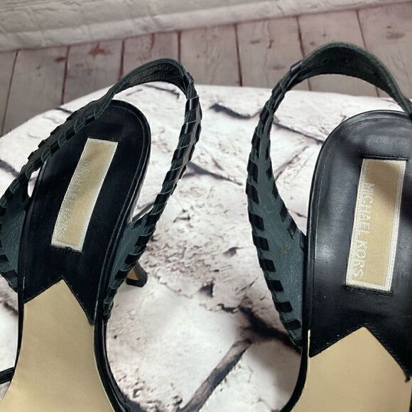 8.5 MICHAEL KORS COLLECTION D’Orsay sandals EUC - Picture 7 of 16